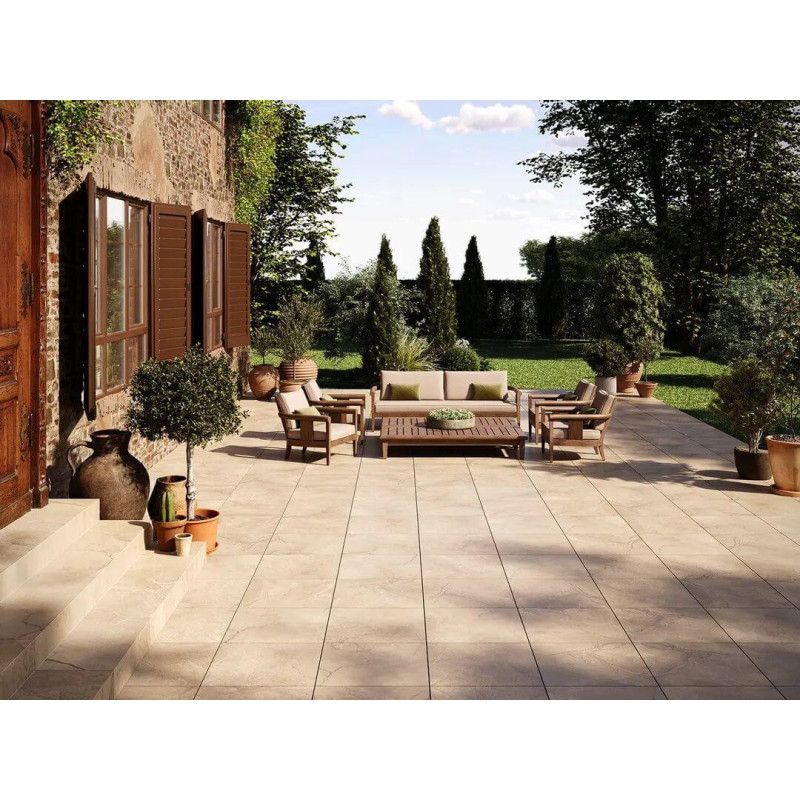 Płytka Podłogowa Zimba Beige Struktura 79,8x79,8 gr. 8mm Tubądzin