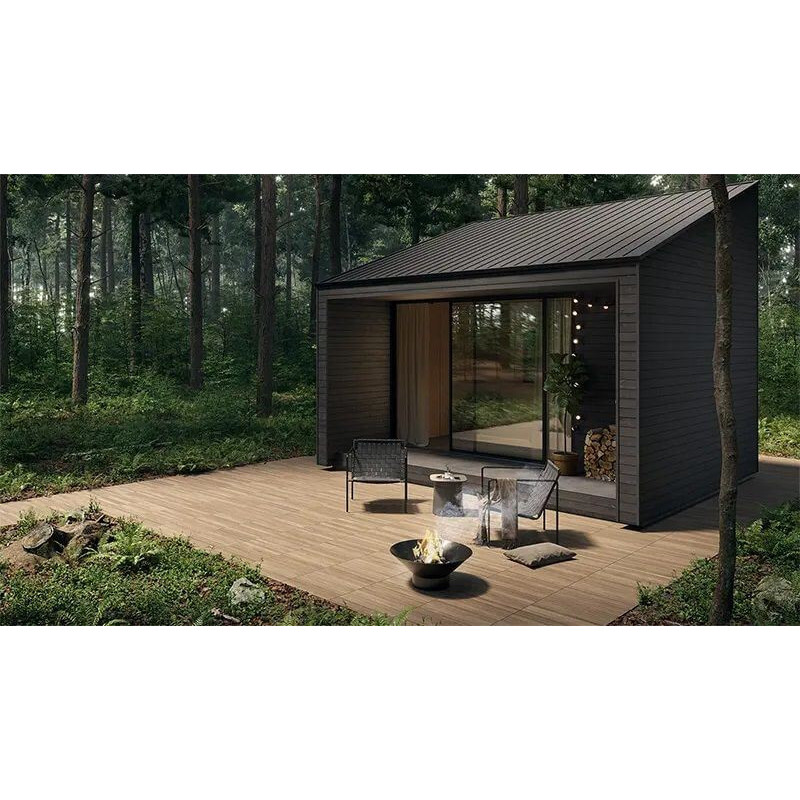 Płytka Podłogowa Zimba Black Struktura 79,8x79,8 gr. 8mm Tubądzin