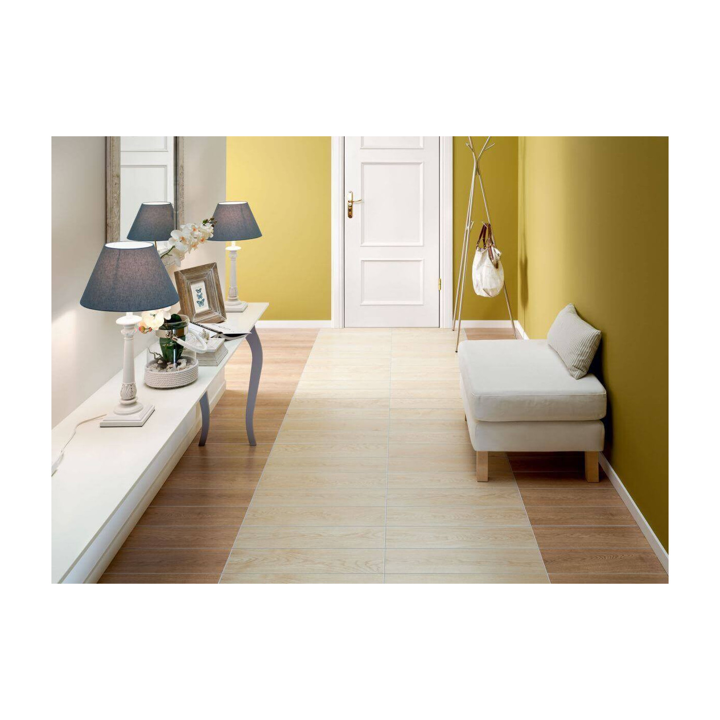 Gres Szkliwiony Oak Beige 59,8x14,8 Tubądzin Domino gr. 8mm
