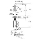 Bateria Kuchenna Essence Brushed Hard Graphite 30270AL0 Grohe