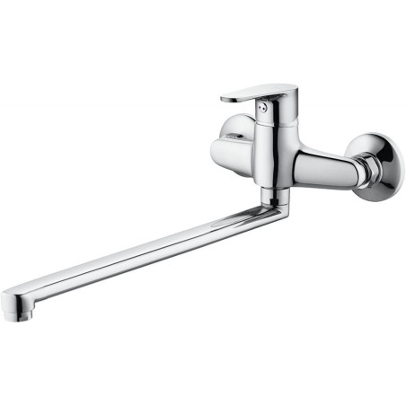Bateria Zlewozmywakowa Ścienna Chaber Chrom BGC080M Deante
