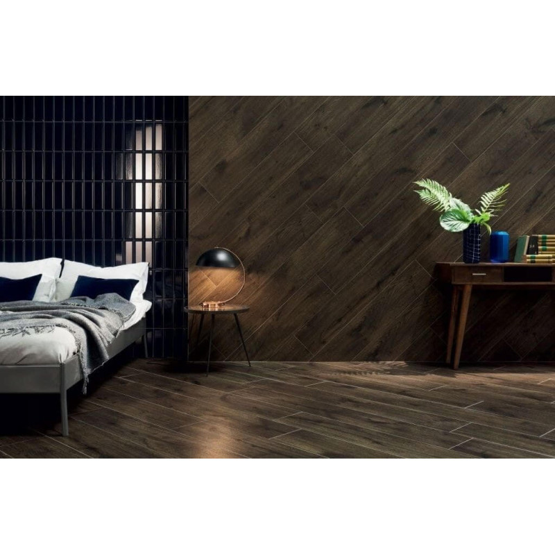 Płytka Podłogowa Alami Brown STR 119,8x19 gr. 8 Tubądzin