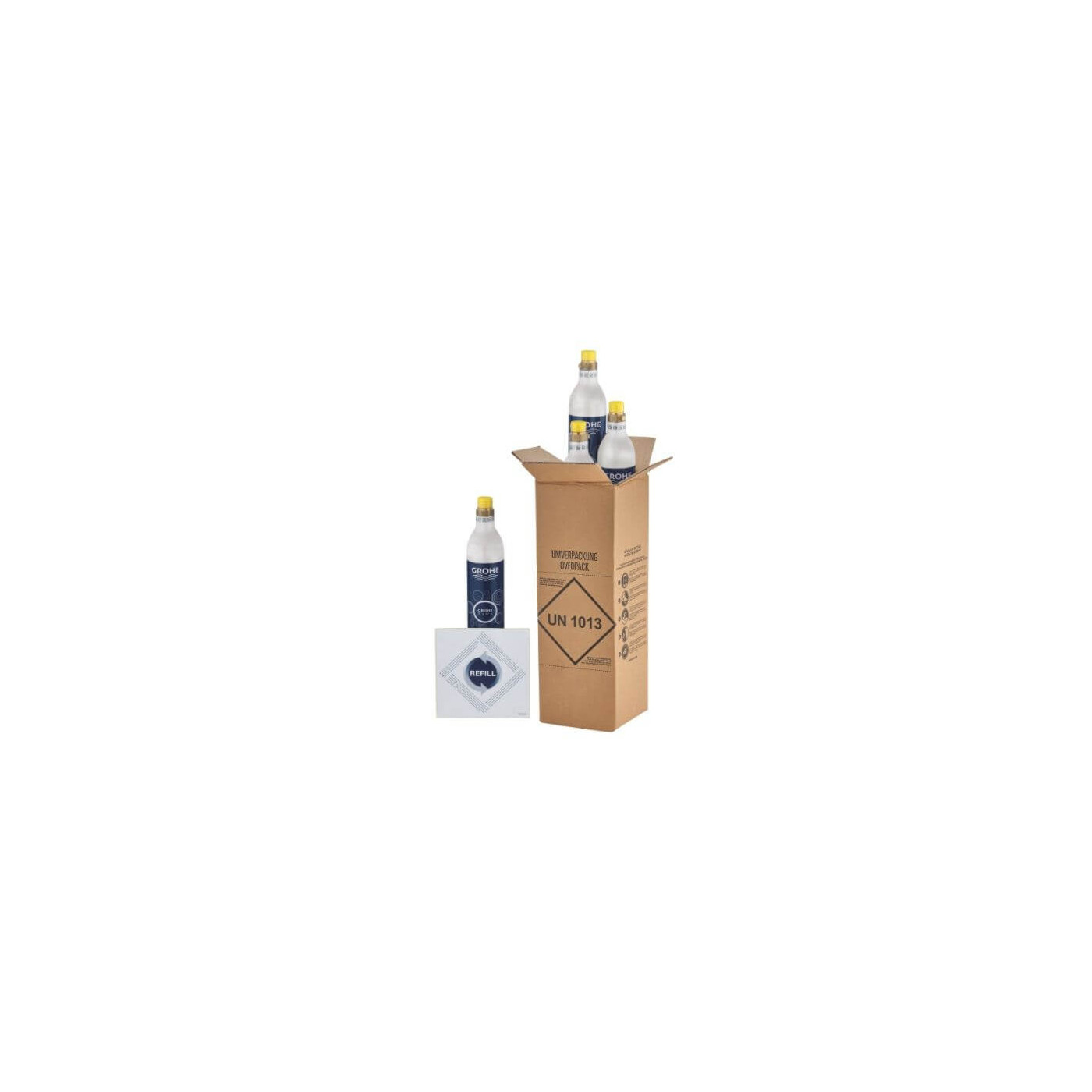 Zestaw Startowy Butli CO2 425G (4 sztuki) 40422000 Grohe