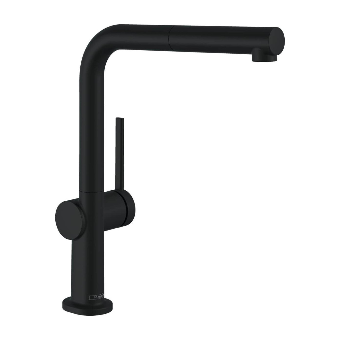Bateria Kuchenna Talis M54 Czarna 72809670 Hansgrohe