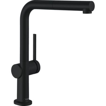 Bateria Kuchenna Talis M54 Czarna 72809670 Hansgrohe