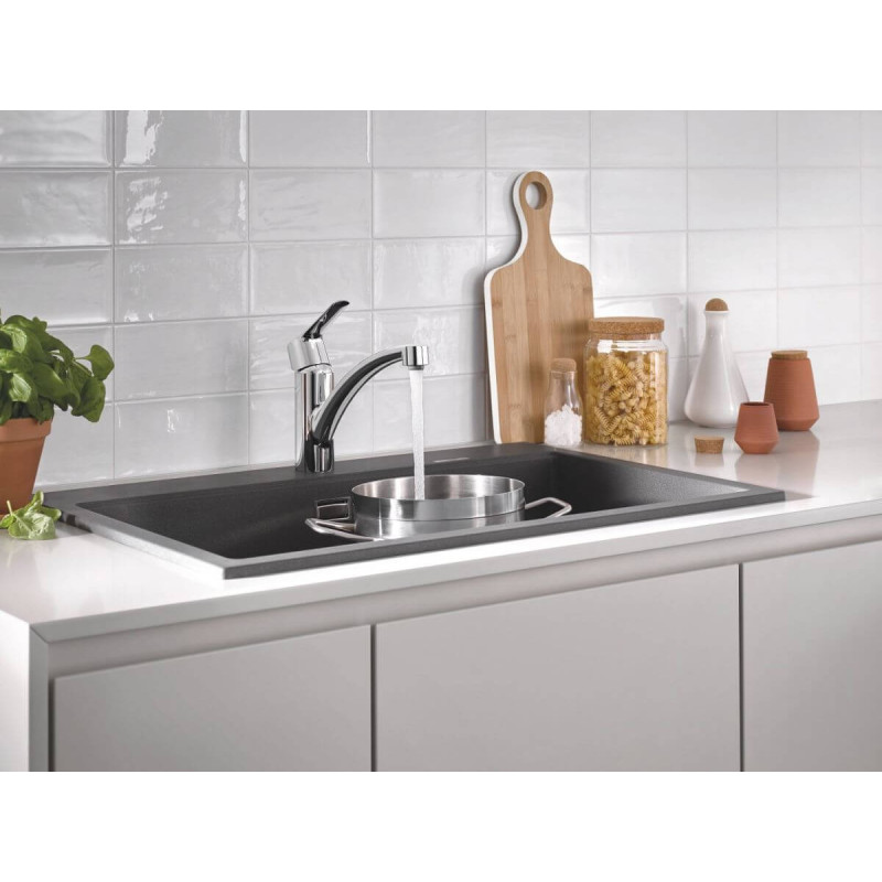 Jednouchwytowa Bateria Zlewozmywakowa Start FastFixation Chrom Ze Stałą Wylewką 30530002 Grohe
