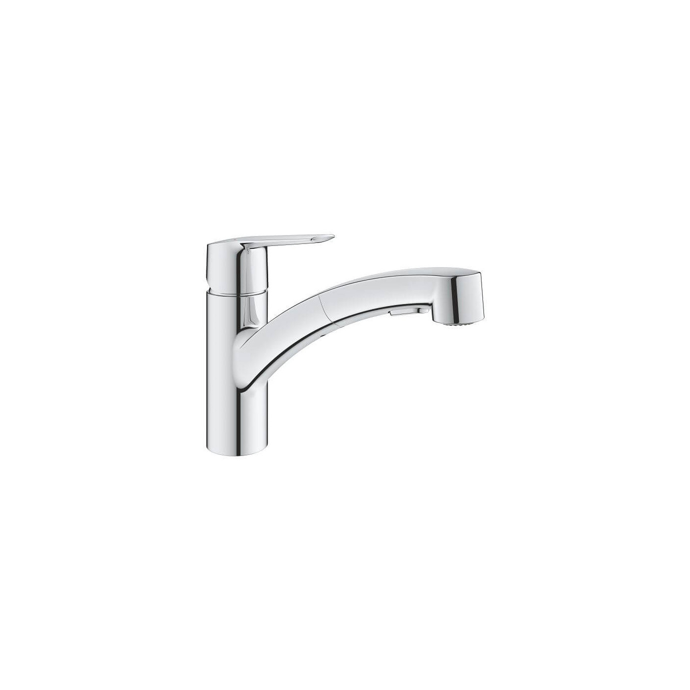Jednouchwytowa Bateria Zlewozmywakowa Start FastFixation Chrom Z Wyciąganą Wylewką 30531001 Grohe