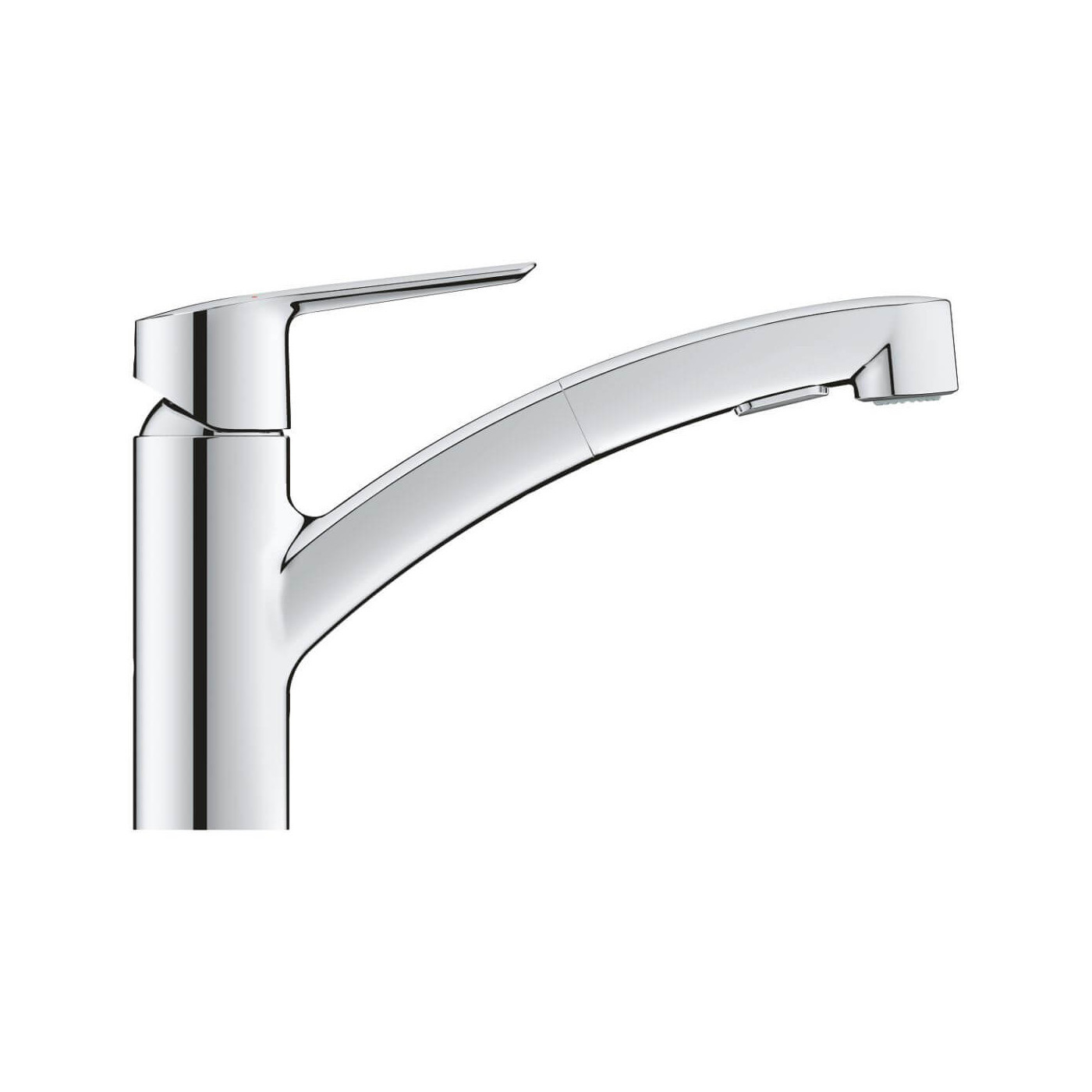 Jednouchwytowa Bateria Zlewozmywakowa Start FastFixation Chrom Z Wyciąganą Wylewką 30531001 Grohe