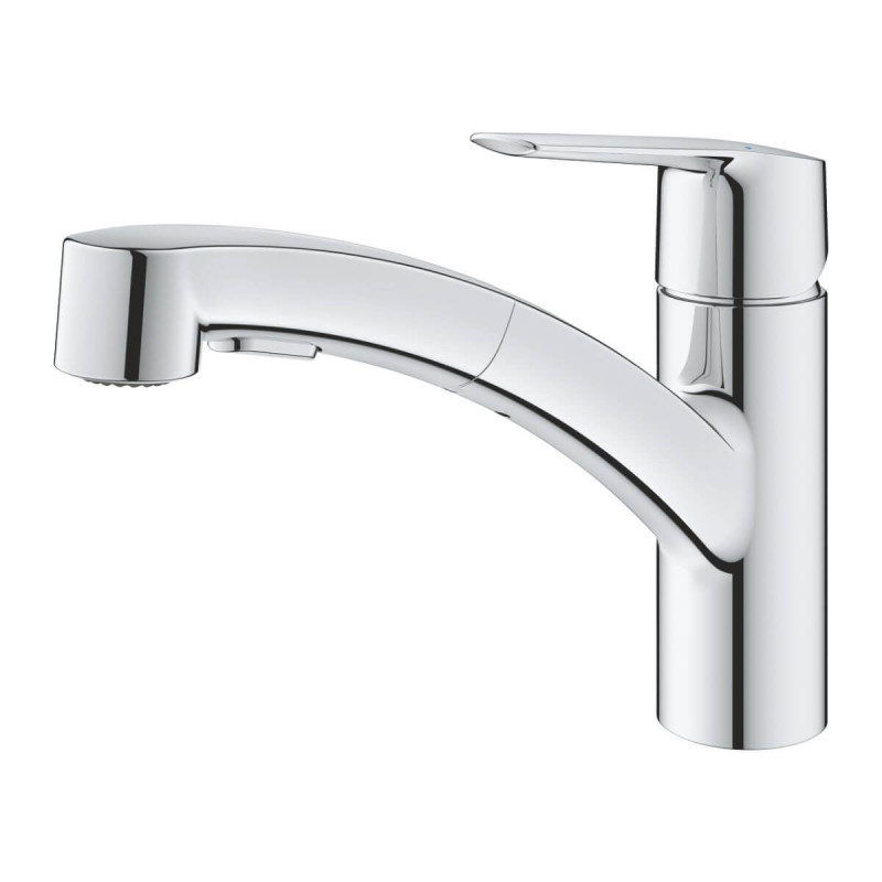 Jednouchwytowa Bateria Zlewozmywakowa Start FastFixation Chrom Z Wyciąganą Wylewką 30531001 Grohe