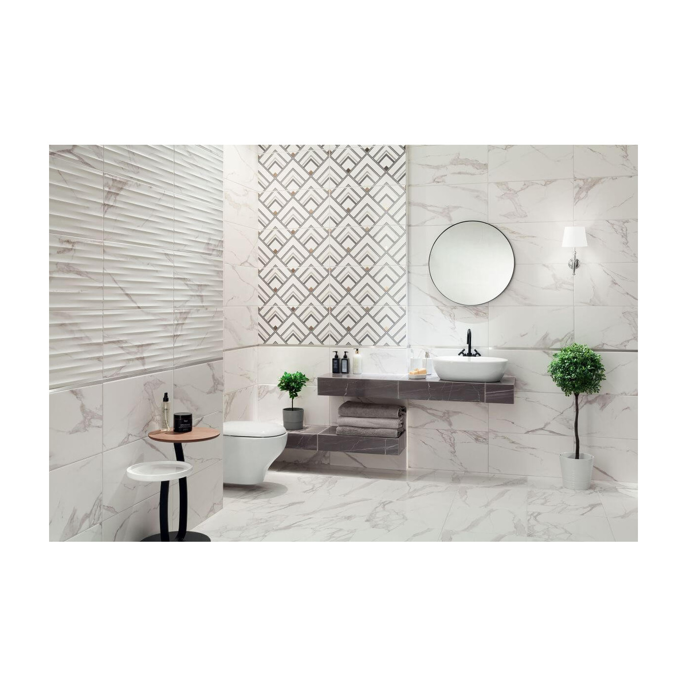 Płytka Podłogowa Bonella White 59,8x59,8 Tubądzin Domino
