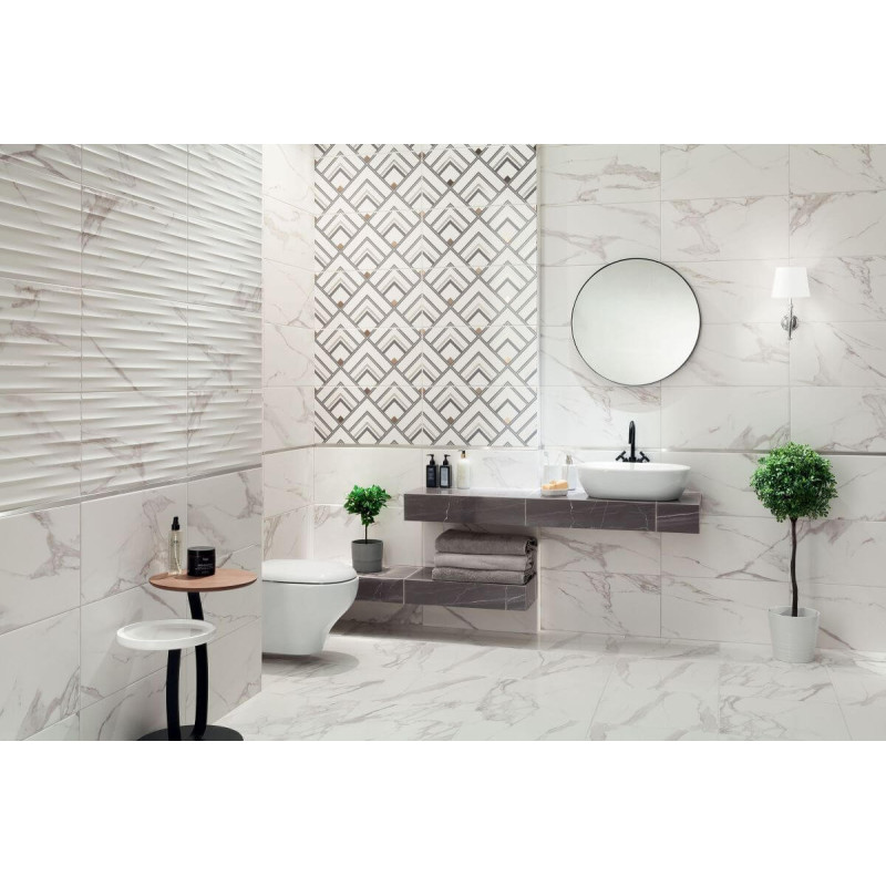 Płytka Podłogowa Bonella White 59,8x59,8 Tubądzin Domino