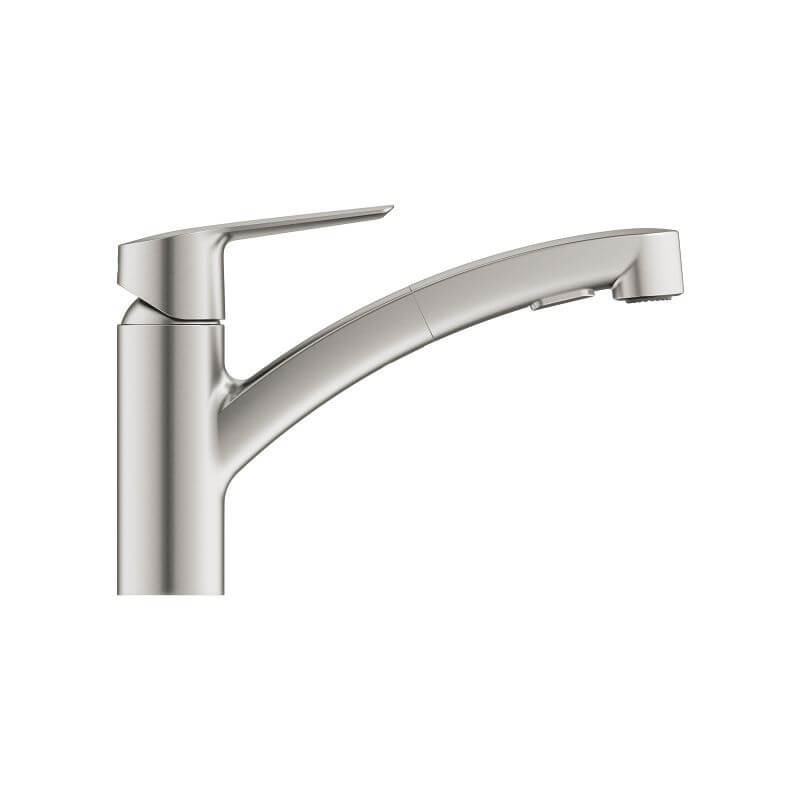 Jednouchwytowa Bateria Zlewozmywakowa Start FastFixation Stal Nierdzewna 30531DC1 Grohe