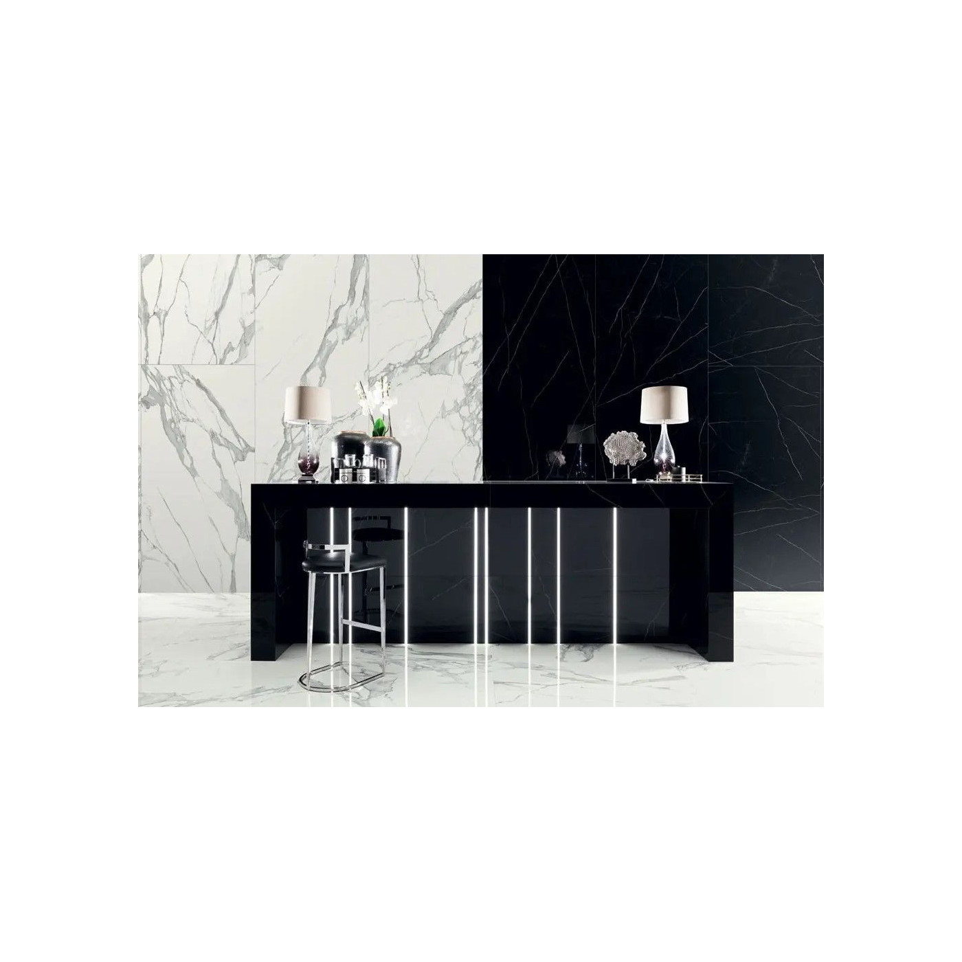 Płytka Podłogowa Black Pulpis Poler 274,8x119,8 Tubądzin Zień
