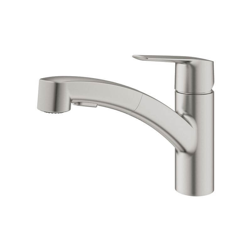 Jednouchwytowa Bateria Zlewozmywakowa Start FastFixation Stal Nierdzewna 30531DC1 Grohe