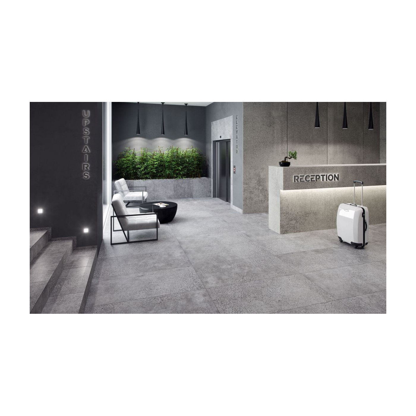 Płytka podłogowa Otis Grey 119,8x59,8 Tubądzin Domino