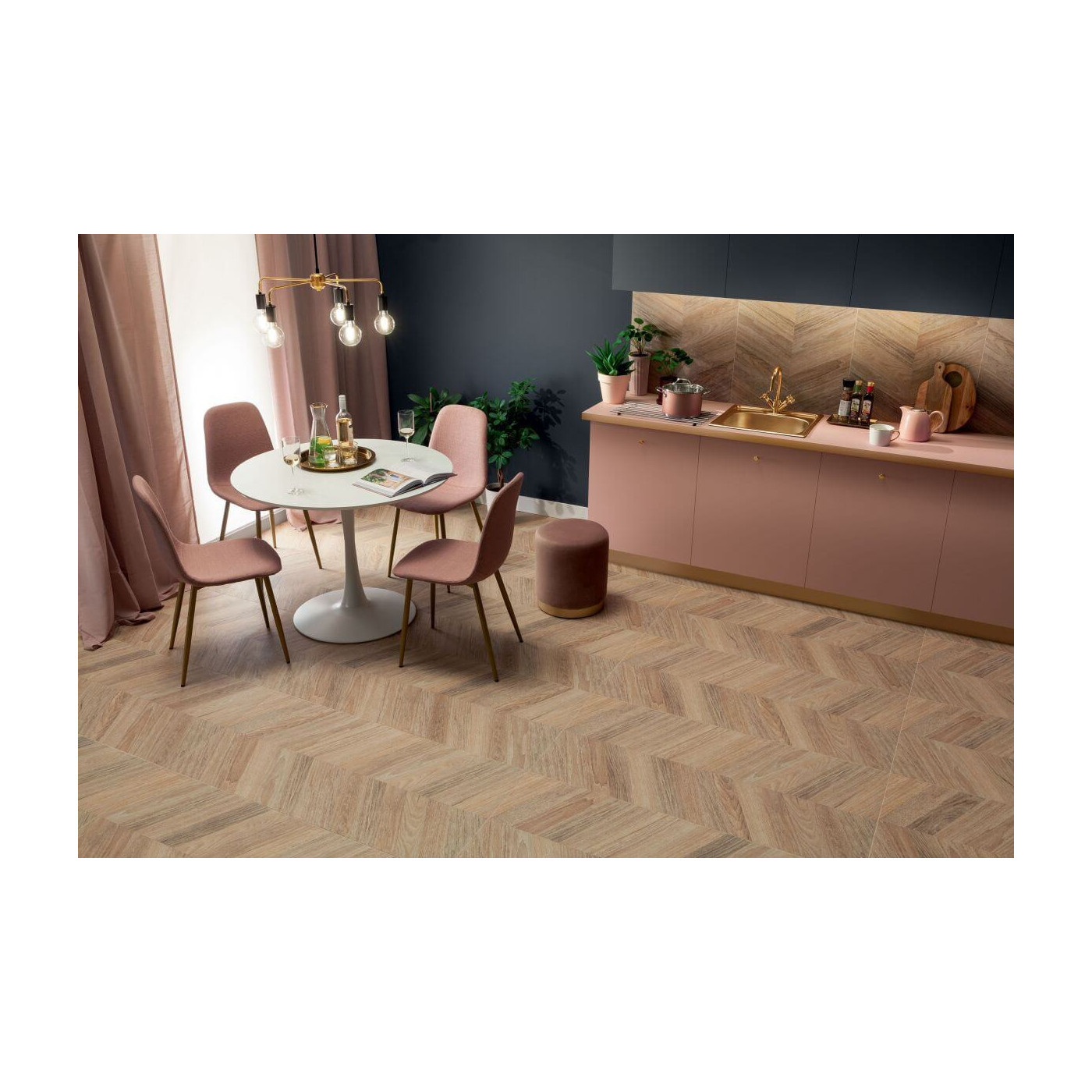 Płytka Hass Brown 59,8x59,8 Tubądzin Domino