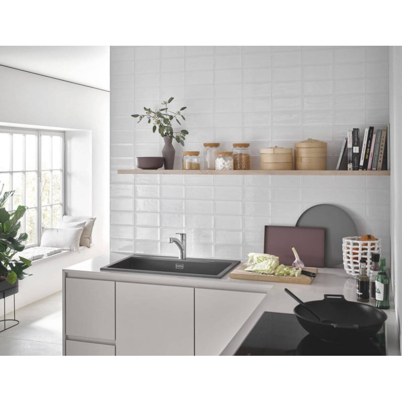 Jednouchwytowa Bateria Zlewozmywakowa Start FastFixation Stal Nierdzewna 30531DC1 Grohe