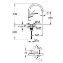 Jednouchwytowa Bateria Zlewozmywakowa Start FastFixation Chrom Z Obrotową Wylewką 30469000 Grohe