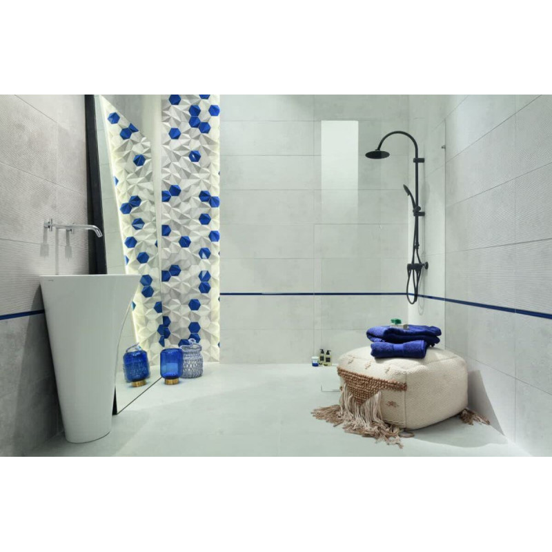 Płytka Ścienna Free Space Grey Line Str 32.8X89.8 Tubądzin