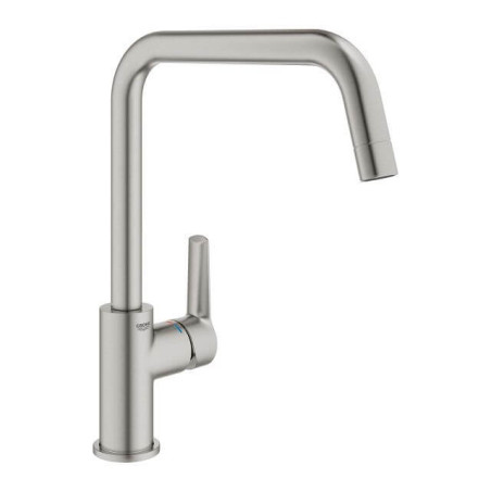 Jednouchwytowa Bateria Zlewozmywakowa Start FastFixation U-spout Stal Nierdzewna 30470DC0 Grohe