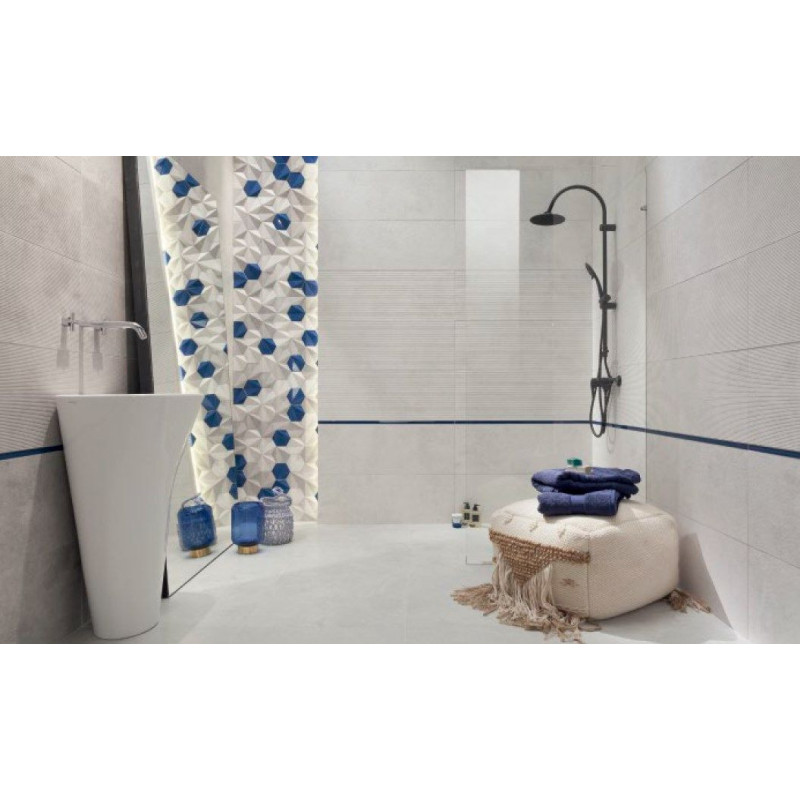 Płytka Ścienna Free Space White Line Str 32.8X89.8 Tubądzin