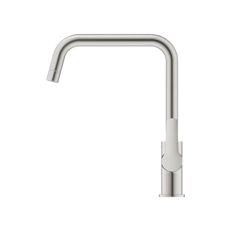 Jednouchwytowa Bateria Zlewozmywakowa Start FastFixation U-spout Stal Nierdzewna 30470DC0 Grohe