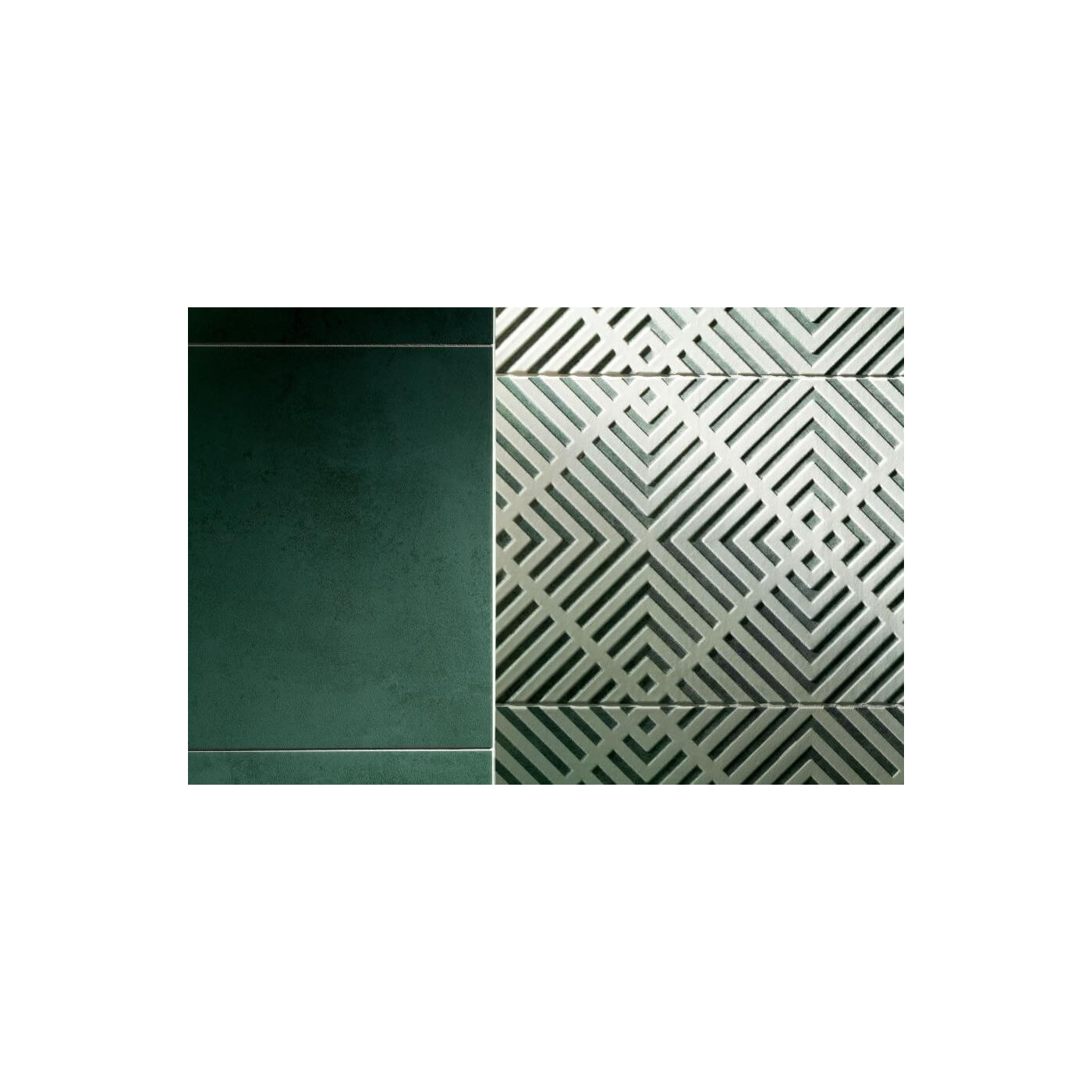 Płytka Ścienna Touch Green Mat 29.8X59.8 Tubądzin Domino