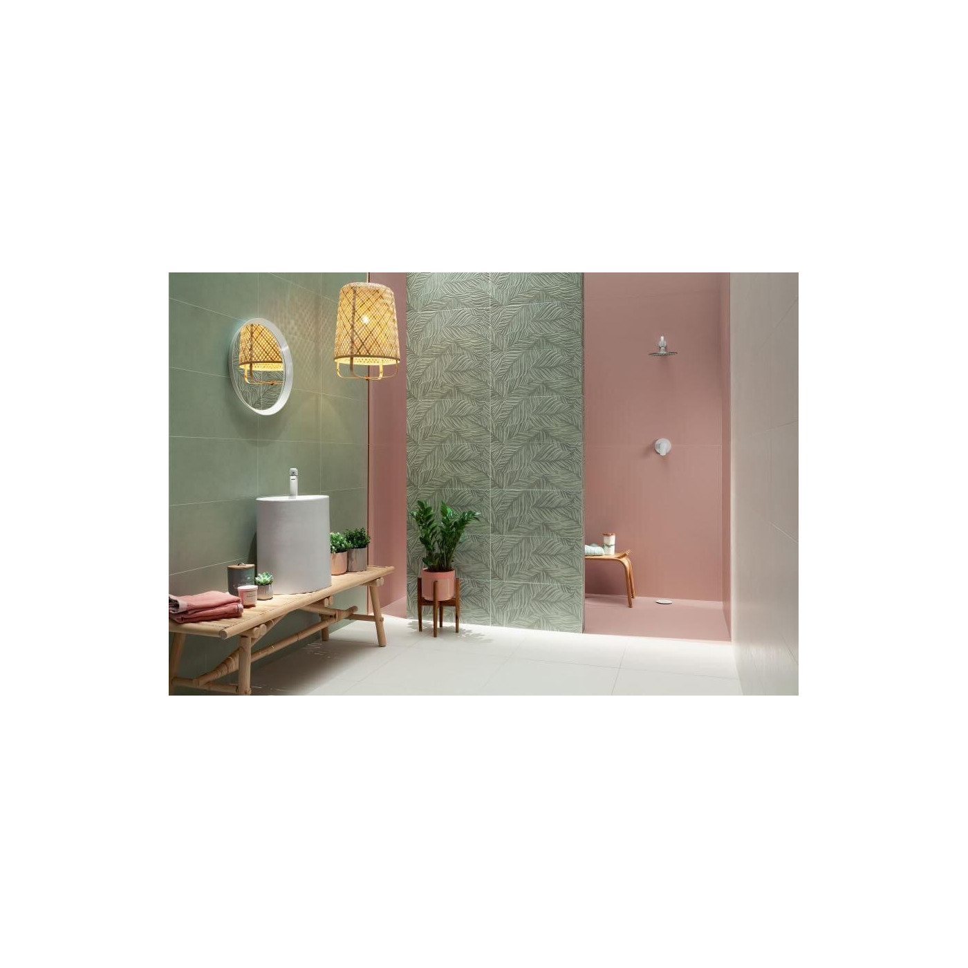 Płytka Ścienna Touch Mint Mat 29.8X59.8 Tubądzin Domino