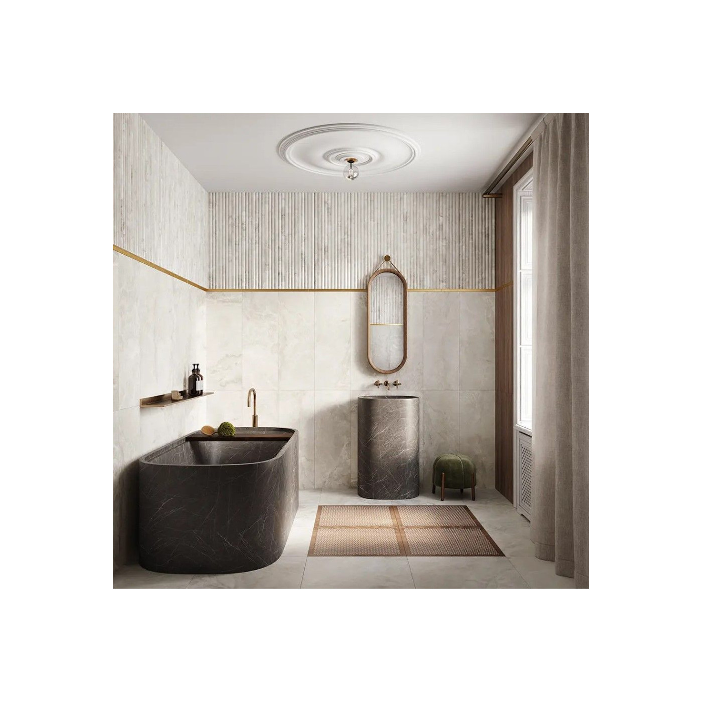 Płytka Ścienna Cadence Stone Roll Str. 89,8x32,8 Tubądzin