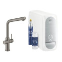 Zestaw Startowy Z Wylewką W Kształcie L Grohe Blue Home Brushed Hard Graphite 31454AL1 Grohe