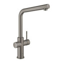 Zestaw Startowy Z Wylewką W Kształcie L Grohe Blue Home Brushed Hard Graphite 31454AL1 Grohe