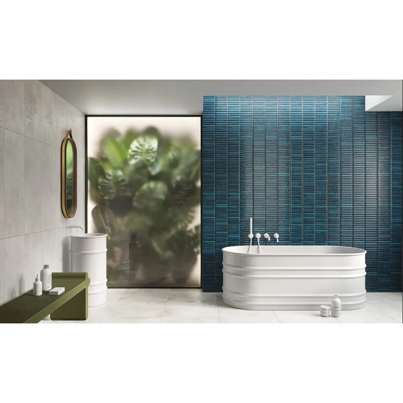 Płytka Ścienna Pure Concept Stick Niebieski Str. 32,8x89,8 Tubądzin