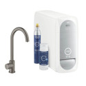 Zestaw Startowy Mono Z Wylewką W Kształcie C Grohe Blue Home Brushed Hard Graphite 31498AL1 Grohe