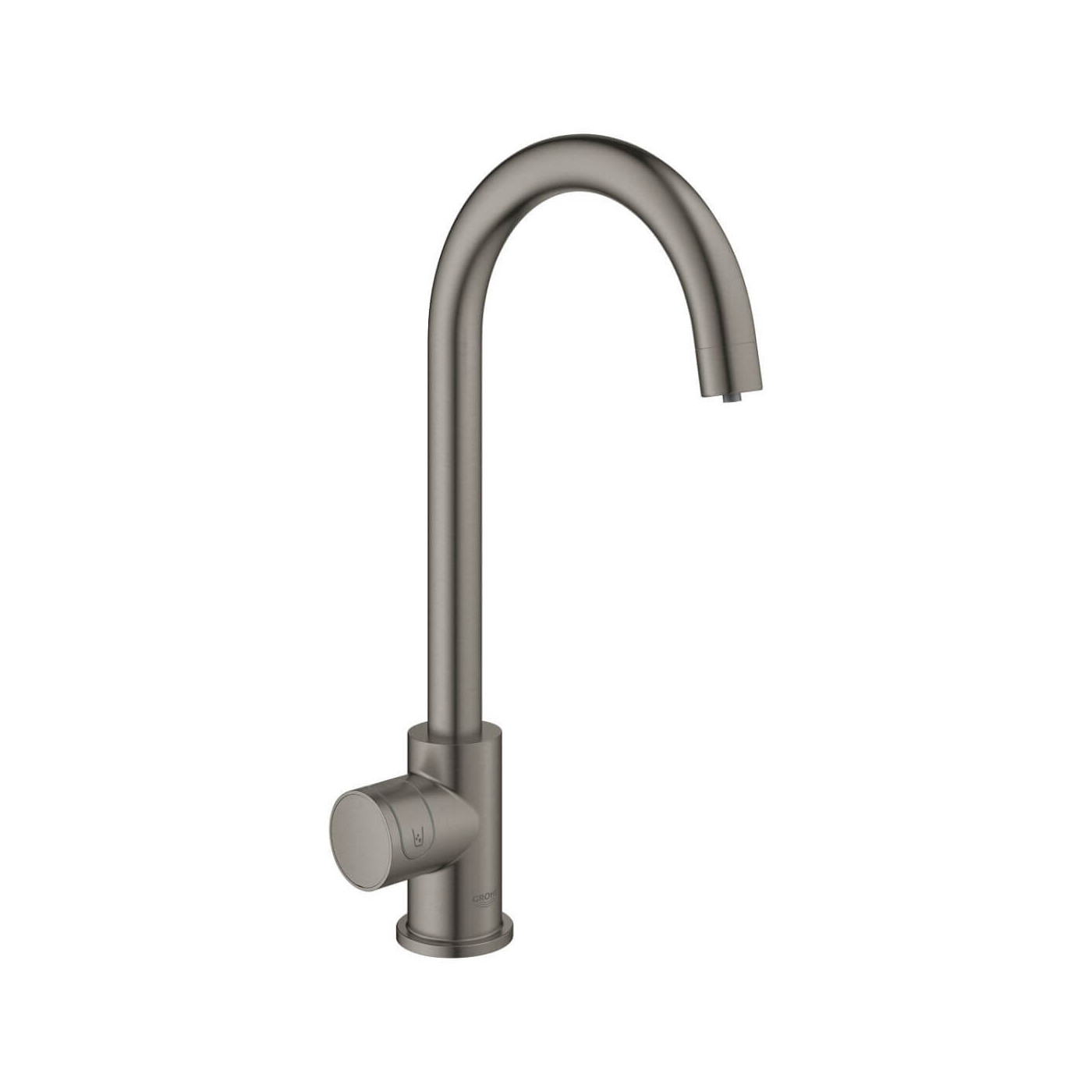 Zestaw Startowy Mono Z Wylewką W Kształcie C Grohe Blue Home Brushed Hard Graphite 31498AL1 Grohe