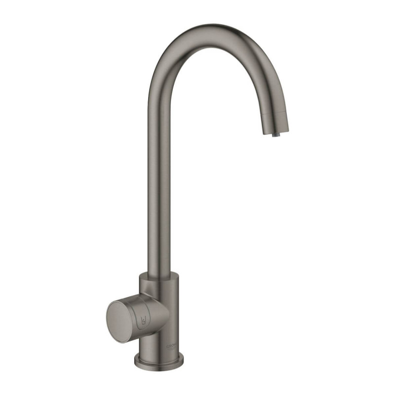 Zestaw Startowy Mono Z Wylewką W Kształcie C Grohe Blue Home Brushed Hard Graphite 31498AL1 Grohe