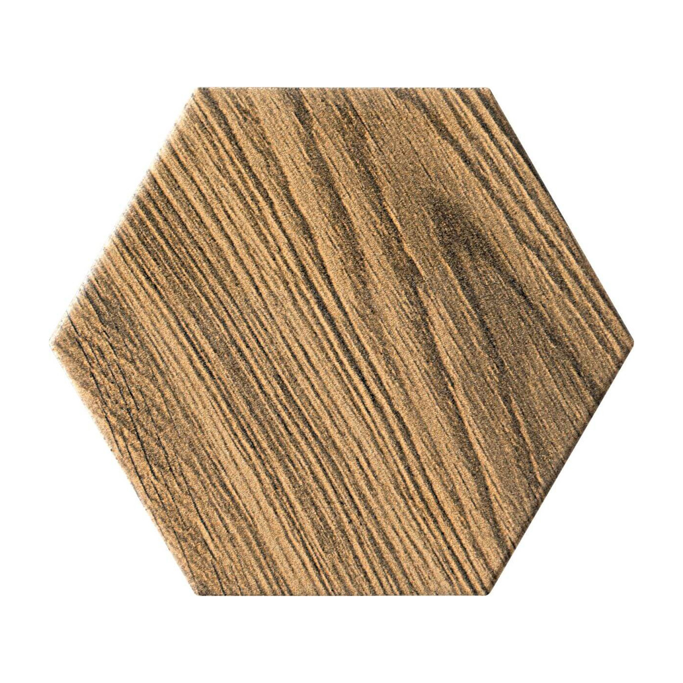 Płytka Burrano Wood Hex 11x12,5 Tubądzin Domino