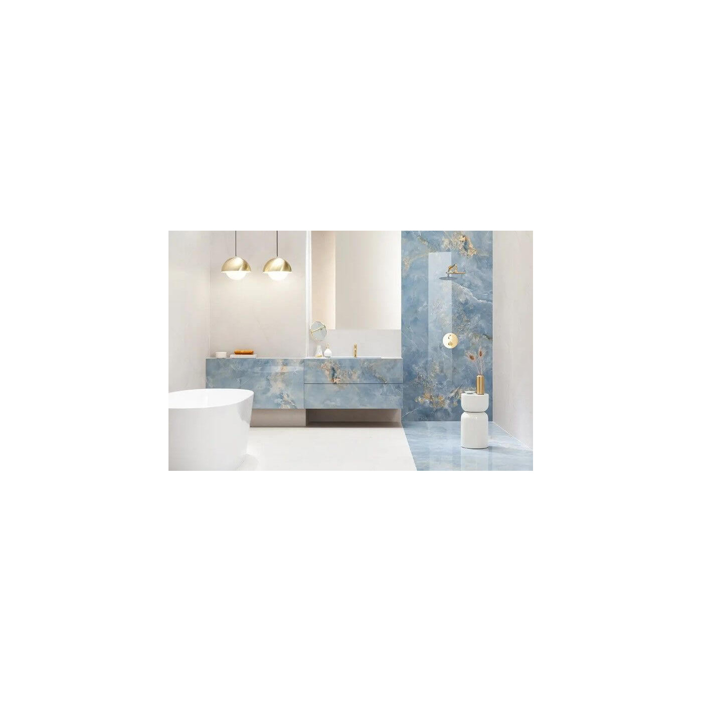 Płytka Aquamarine Blue Połysk 119,8x59,8 Tubądzin