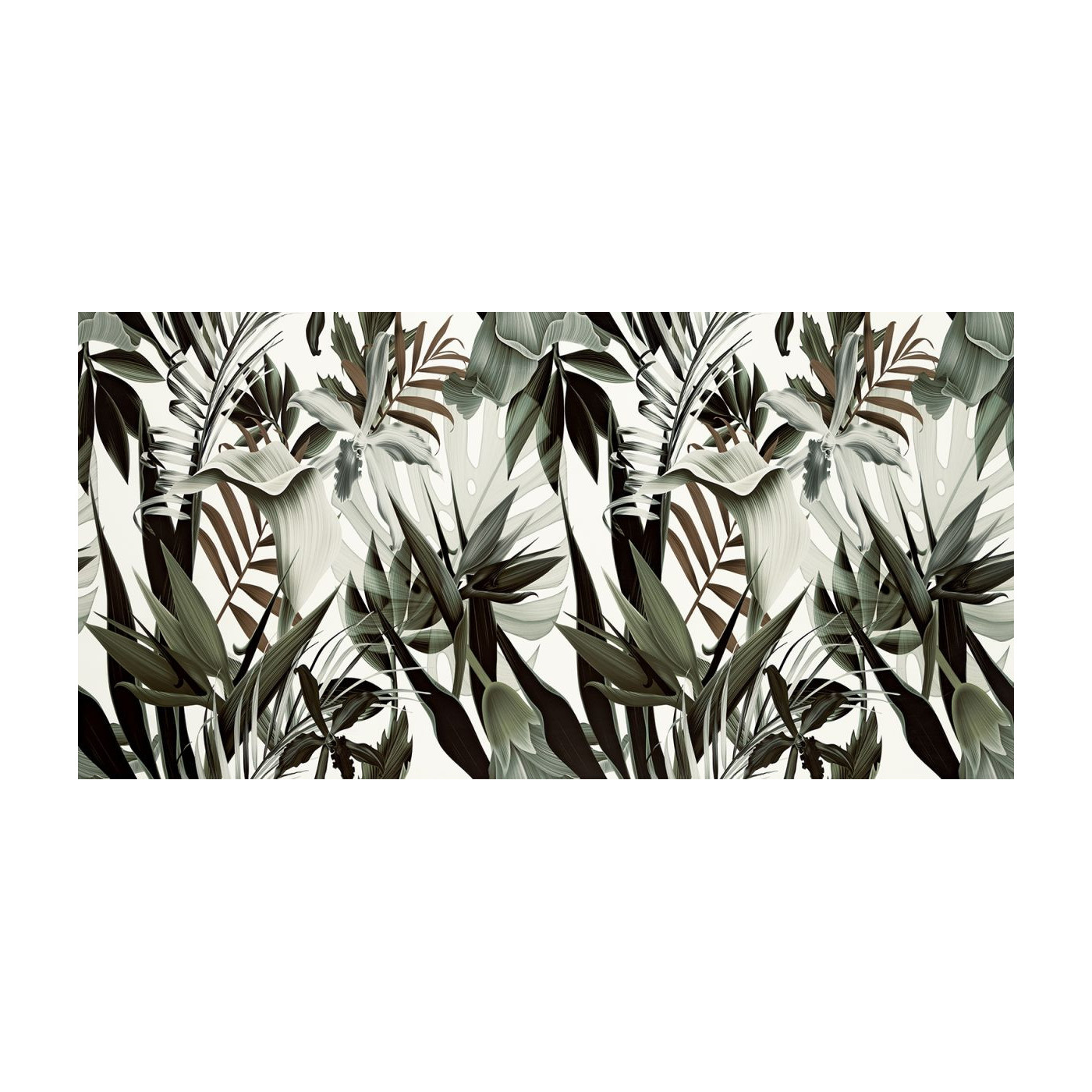 Płytka Ścienna Rainforest Leaves Satyna 119,8x59,8 Tubądzin Domino