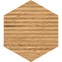 Płytka Ścienna Flare Wood Hex Mat 12,5x11 Tubądzin Domino