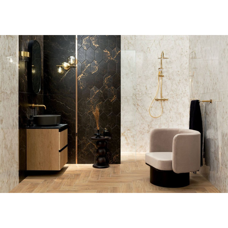 Płytka Ścienna Caramell Ivory Gloss 119,8x59,8 Tubądzin Domino
