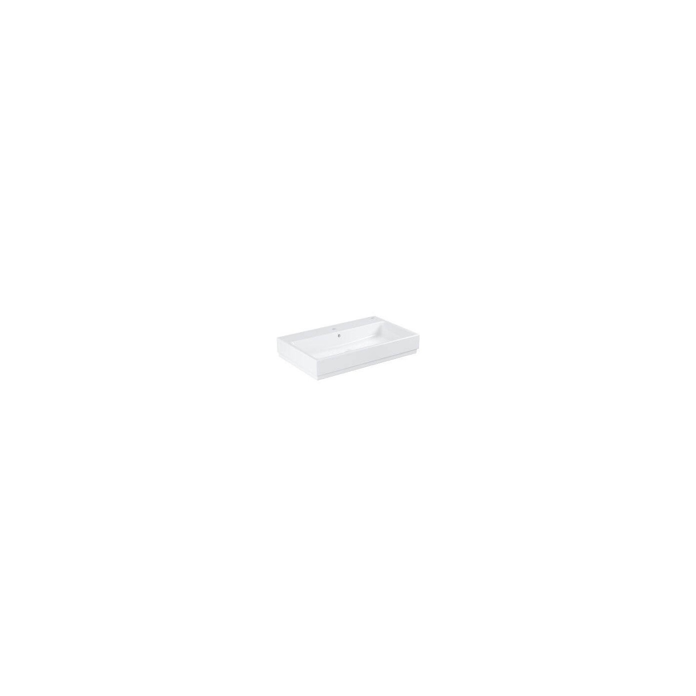 Umywalka Nablatowa 80 cm Cube Ceramika Biel Alpejska 3947600H Grohe
