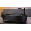 Umywalka Nablatowa Bari New Black Mat 50x39x14 LT-2195-MB Emporia