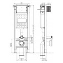 Stelaż Podtynkowy Do WC Eco Box T07B-5113-0251 Fluidmaster