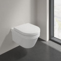Miska WC Wisząca Bezrantowa Architektura 53x37 Z Deską Wolnoopadającą 4694HR01 Villeroy&Boch