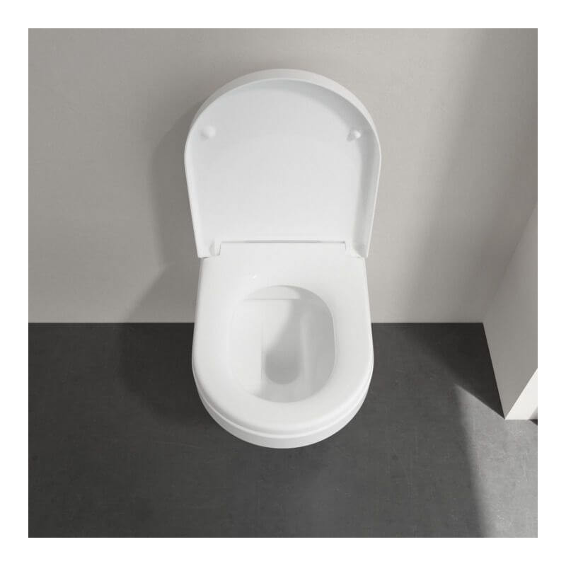 Miska WC Wisząca Bezrantowa Architektura 53x37 Z Deską Wolnoopadającą 4694HR01 Villeroy&Boch