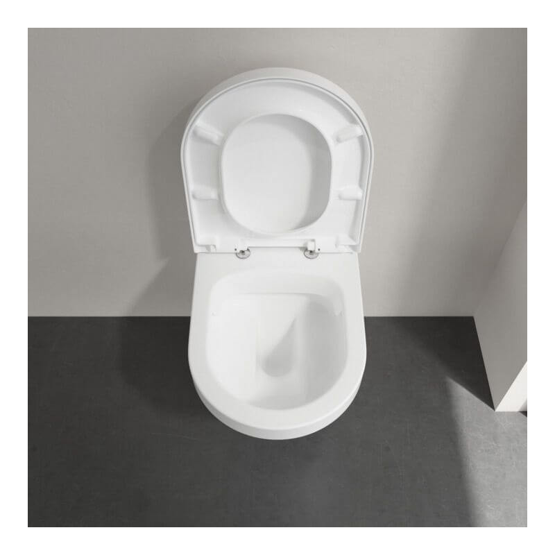 Miska WC Wisząca Bezrantowa Architektura 53x37 Z Deską Wolnoopadającą 4694HR01 Villeroy&Boch