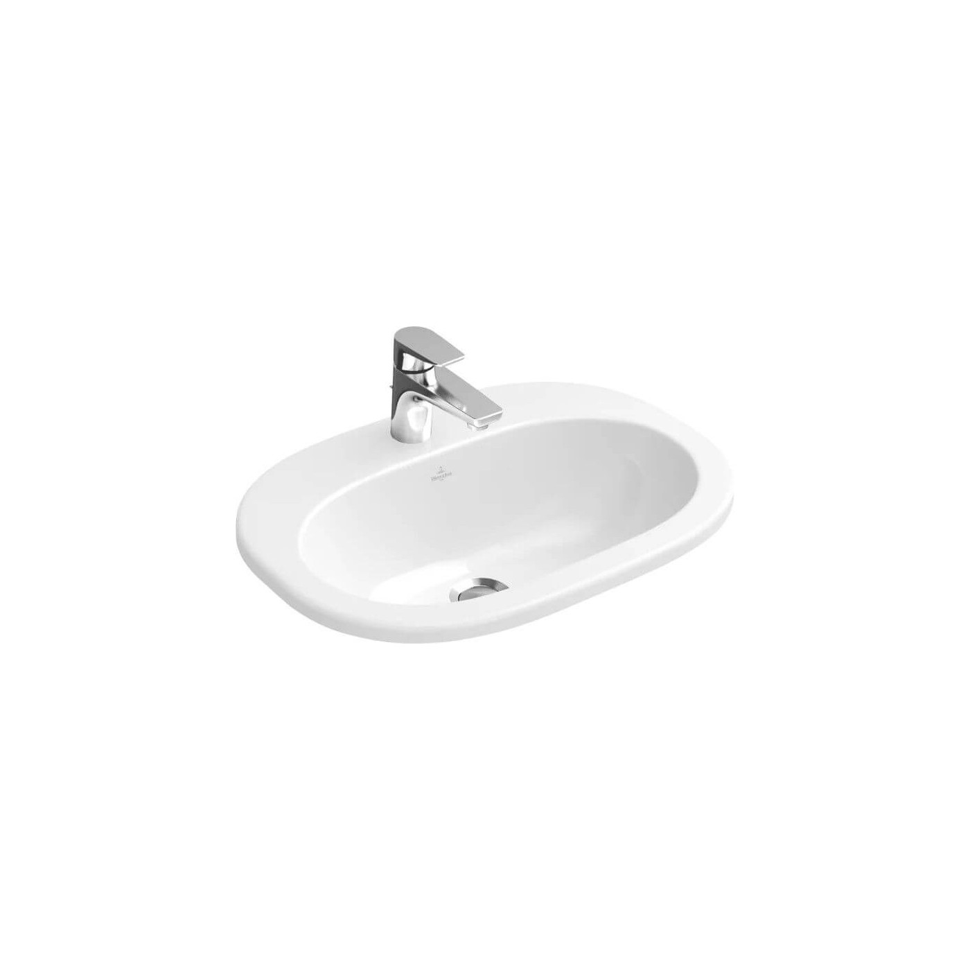 Umywalka Wpuszczana W Blat O.Novo 56x40,5 41615601 Villeroy&Boch