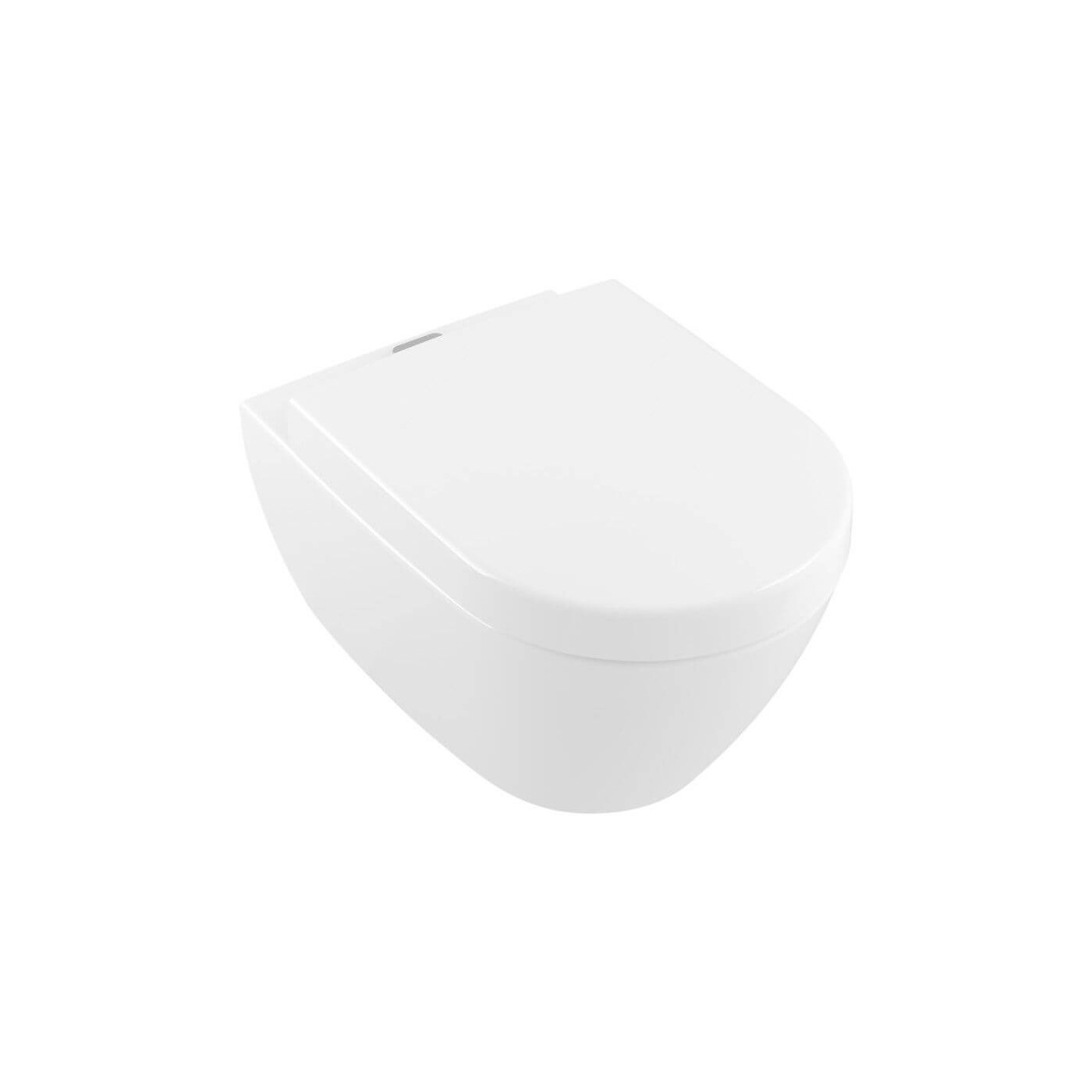 Miska WC Wisząca Bezrantowa 56x37 cm Subway 2.0 Z Pojemnikiem Na Kostki Fresh 5614A101P Villeroy&Boch