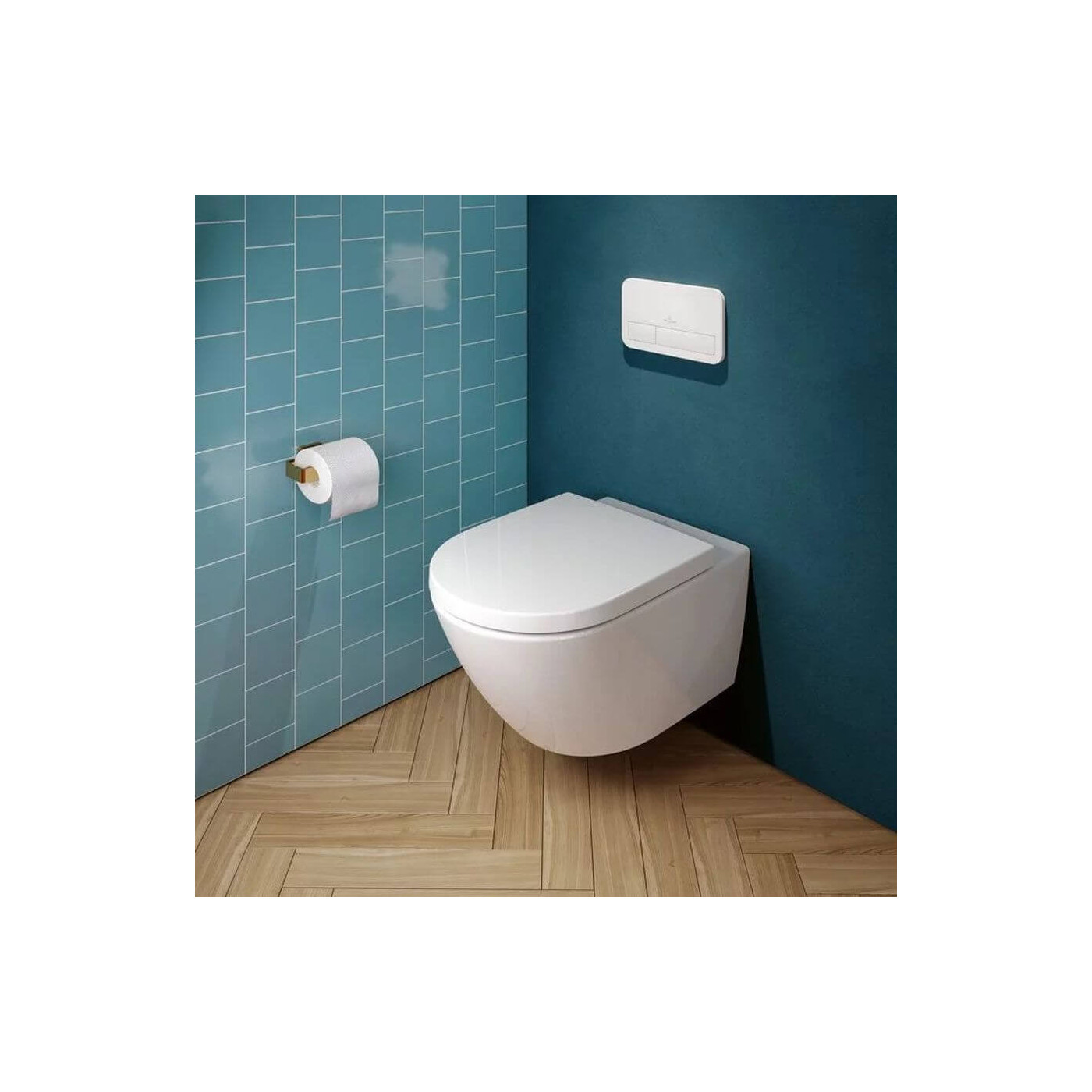 Miska WC Lejowa Subway 3.0 Bez Kołnierza 56x37 Z Deską Wolnoopadającą Slim 4670TS01 Villeroy&Boch