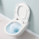 Miska WC Lejowa Subway 3.0 Bez Kołnierza 56x37 Z Deską Wolnoopadającą Slim 4670TS01 Villeroy&Boch